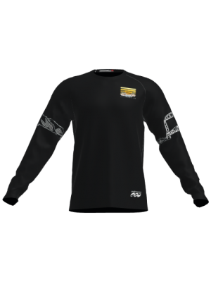 Podiumwear Unisex Crew Neck LS Tee - New Fabric 2025!