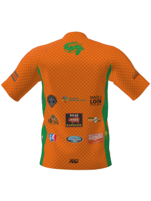 Podiumwear Men's Silver Short Sleeve MTB Jersey - New Fabric 2025!