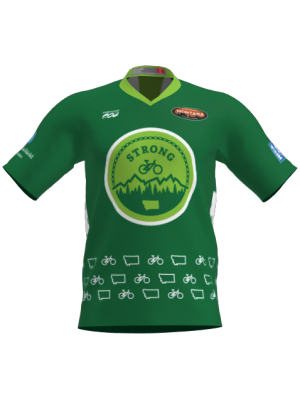 Podiumwear Men's Silver Short Sleeve MTB Jersey - New Fabric 2025!