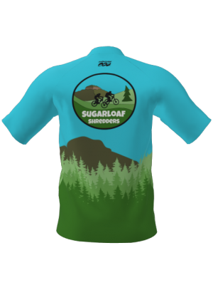 Podiumwear Men's Silver Short Sleeve MTB Jersey - New Fabric 2025!