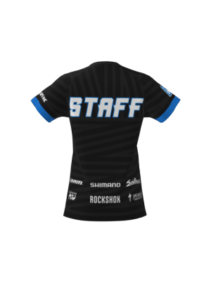 Podiumwear Women's Silver Short Sleeve MTB Jersey - NEW FABRIC 2025!
