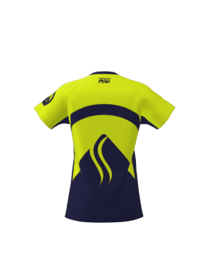 Podiumwear Women's Silver Short Sleeve MTB Jersey - NEW FABRIC 2025!