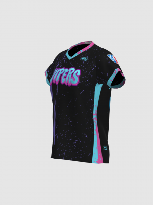 Podiumwear Women's Silver Short Sleeve MTB Jersey - NEW FABRIC 2025!