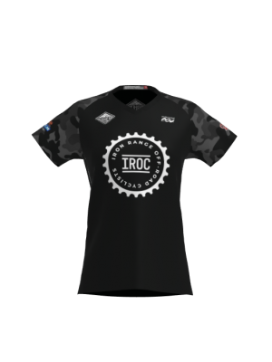 Podiumwear Women's Silver Short Sleeve MTB Jersey - NEW FABRIC 2025!