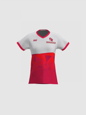 Podiumwear Women's Silver Short Sleeve MTB Jersey - NEW FABRIC 2025!