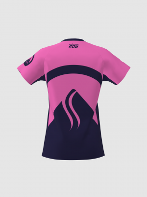 Podiumwear Women's Silver Short Sleeve MTB Jersey