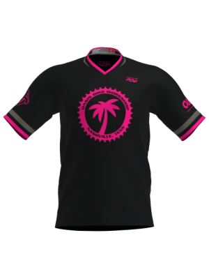 Podiumwear Men's Silver Short Sleeve MTB Jersey - New Fabric 2025!