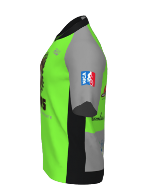 Podiumwear Men's Silver Short Sleeve MTB Jersey - New Fabric 2025!
