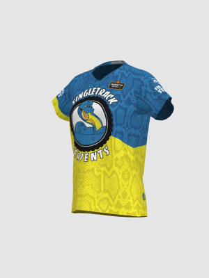 Podiumwear Women's Silver Short Sleeve MTB Jersey - NEW FABRIC 2025!