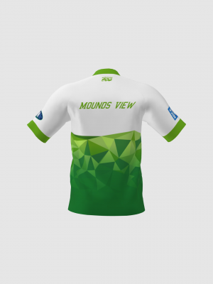 Podiumwear Men's Silver Short Sleeve MTB Jersey - New Fabric 2025!