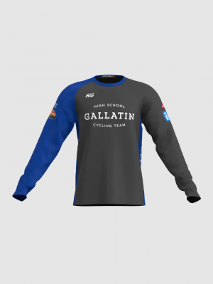 Podiumwear Unisex Silver Long Sleeve Tech Tee - New Fabric 2025!