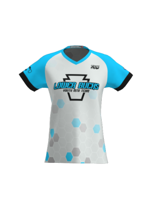 Podiumwear Women's Silver Short Sleeve MTB Jersey - NEW FABRIC 2025!