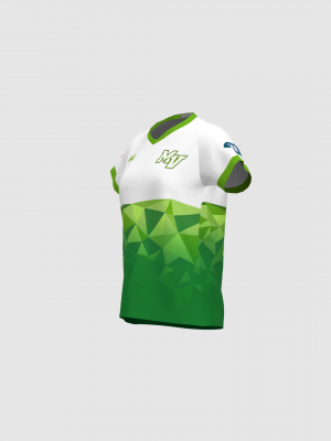 Podiumwear Women's Silver Short Sleeve MTB Jersey - NEW FABRIC 2025!