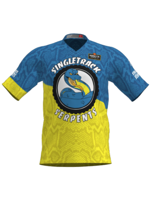Podiumwear Men's Silver Short Sleeve MTB Jersey - New Fabric 2025!
