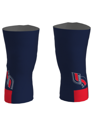 Podiumwear Dyed Black Kneewarmers