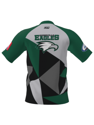 Podiumwear Men's Silver Short Sleeve MTB Jersey - New Fabric 2025!
