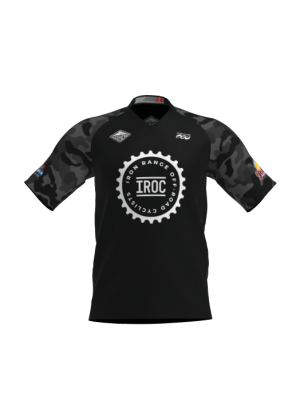 Podiumwear Men's Silver Short Sleeve MTB Jersey - New Fabric 2025!