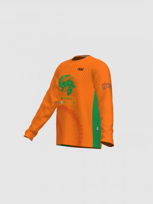 Podiumwear Unisex Silver Long Sleeve Tech Tee - New Fabric 2025!