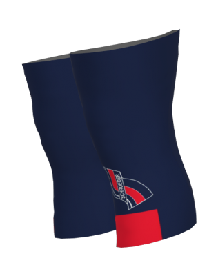 Podiumwear Dyed Black Kneewarmers