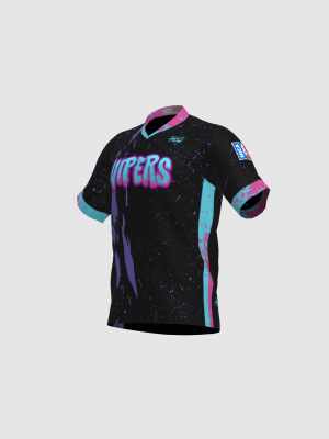 Podiumwear Men's Silver Short Sleeve MTB Jersey - New Fabric 2025!