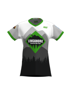 Podiumwear Women's Silver Short Sleeve MTB Jersey - NEW FABRIC 2025!