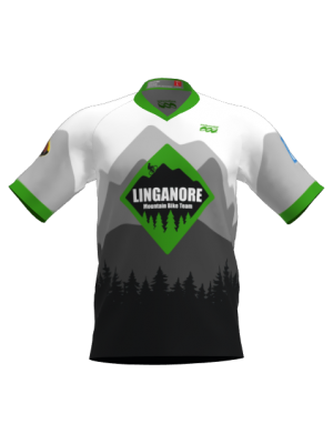 Podiumwear Men's Silver Short Sleeve MTB Jersey - New Fabric 2025!