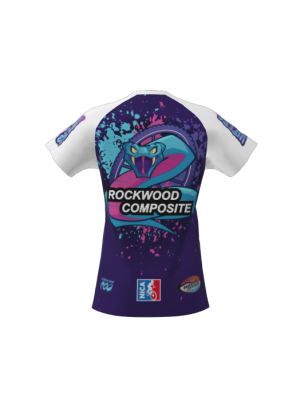 Podiumwear Women's Silver Short Sleeve MTB Jersey - NEW FABRIC 2025!