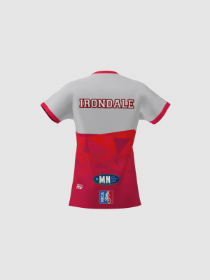 Podiumwear Women's Silver Short Sleeve MTB Jersey - NEW FABRIC 2025!