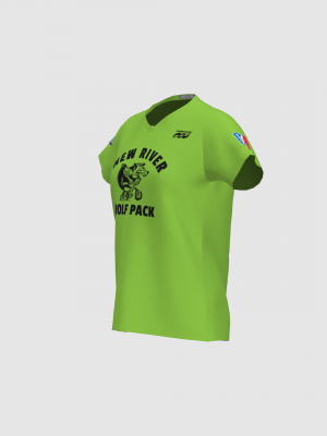 Podiumwear Women's Silver Short Sleeve MTB Jersey - NEW FABRIC 2025!