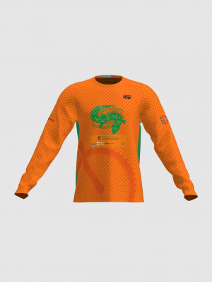 Podiumwear Unisex Silver Long Sleeve Tech Tee - New Fabric 2025!