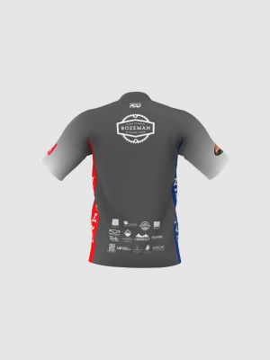 Podiumwear Men's Silver Short Sleeve MTB Jersey - New Fabric 2025!