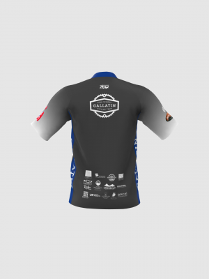 Podiumwear Men's Silver Short Sleeve MTB Jersey - New Fabric 2025!