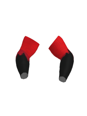 Podiumwear Dyed Black Armwarmers