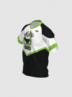 Podiumwear Men's Silver Short Sleeve MTB Jersey - New Fabric 2025!