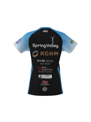 Podiumwear Women's Silver Short Sleeve MTB Jersey - NEW FABRIC 2025!