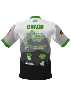 Podiumwear Men's Silver Short Sleeve MTB Jersey - New Fabric 2025!