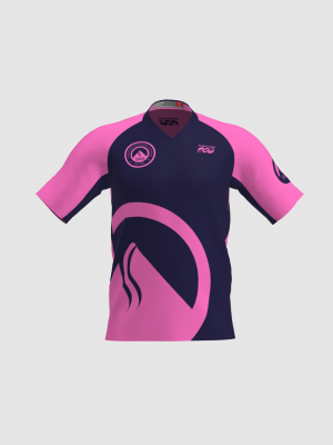 Podiumwear Men's Silver Short Sleeve MTB Jersey - New Fabric 2025!