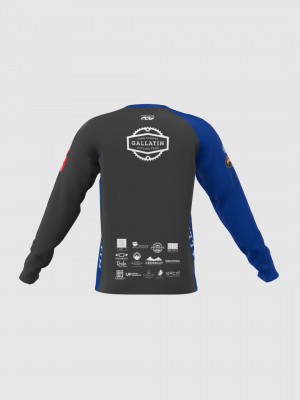 Podiumwear Unisex Silver Long Sleeve Tech Tee - New Fabric 2025!