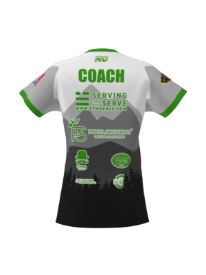 Podiumwear Women's Silver Short Sleeve MTB Jersey - NEW FABRIC 2025!