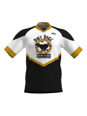 Podiumwear Men's Silver Short Sleeve MTB Jersey - New Fabric 2025!