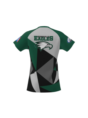 Podiumwear Women's Silver Short Sleeve MTB Jersey - NEW FABRIC 2025!