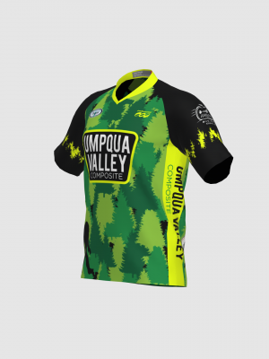 Podiumwear Men's Silver Short Sleeve MTB Jersey - New Fabric 2025!