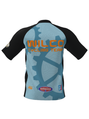 Podiumwear Men's Silver Short Sleeve MTB Jersey