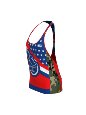 Podiumwear Women's Singlet (Nordic Skiing) Side View