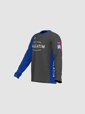 Podiumwear Unisex Silver Long Sleeve Tech Tee - New Fabric 2025!