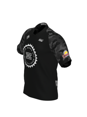 Podiumwear Men's Silver Short Sleeve MTB Jersey - New Fabric 2025!