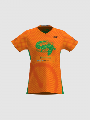 Podiumwear Women's Silver Short Sleeve MTB Jersey - NEW FABRIC 2025!