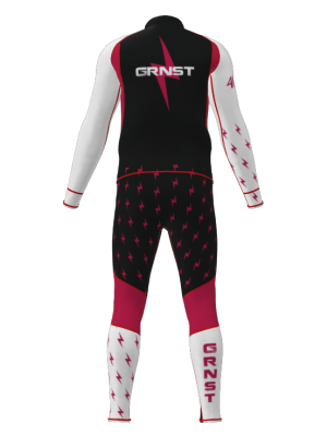 Podiumwear Unisex Gold Two-Piece Race Suit