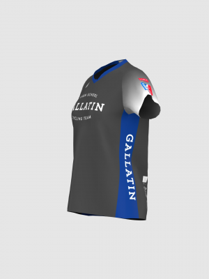 Podiumwear Women's Silver Short Sleeve MTB Jersey - NEW FABRIC 2025!