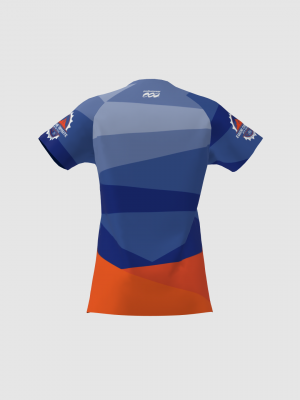 Podiumwear Women's Silver Short Sleeve MTB Jersey - NEW FABRIC 2025!